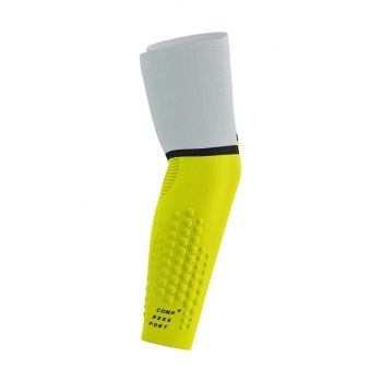 Compressport mâneci ArmForce Ultralight culoarea galben, SU00008B