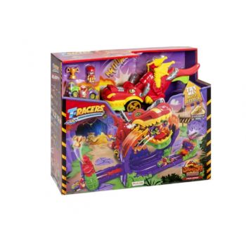 Figurina T-Racers Dragon Loop, multicolor