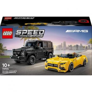 LEGO® Speed Champions - Mercedes-AMG G 63 si Mercedes-AMG SL 63 76924, 808 piese