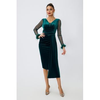 Rochie de ocazie Eralia Turcoaz