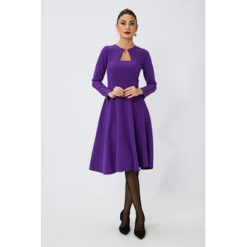 Rochie eleganta Moze Neria Violet