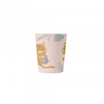 Set complet de masa cu 5 piese Jungle Cheetahs rose