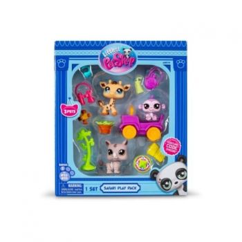 Set Figurine Safari Playpack, Littlest Pet Shop, Multicolor