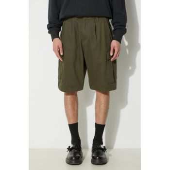 Alpha Industries pantaloni scurti din bumbac Aircraft culoarea verde, 146250