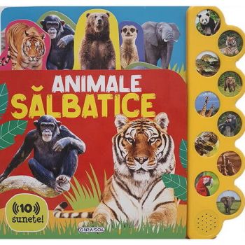 Carte 10 sunete Animale salbatice