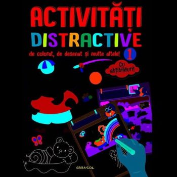 Carte Activitati distractive de colorat de desenat 1