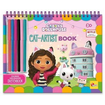 Carte Cu Activitati Gabby's Dollhouse  Gab-Tastic 30 Pagini 3ani+ Multicolor