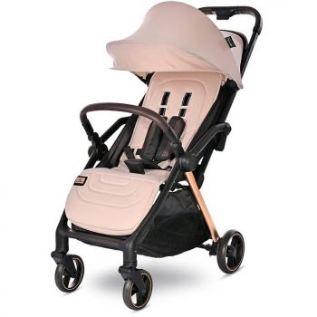 Carucior Pentru Nou-Nascut Autofold Loret Ultra-Light Pana La 22 kg Beige