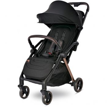 Carucior Pentru Nou-Nascut Autofold Loret Ultra-Light Pana La 22 kg Negru