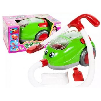 Jucarie Aspirator Cu Bile Interactiv Sunete Si Lumini Vacuum Cleaner 3 Ani+ Verde