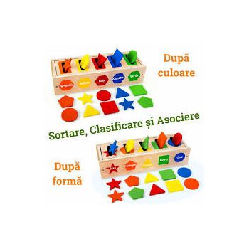 Jucarie Sortator De Forme Si Culori Clasificare Si Joc De Pescuit Magnetic In Limba Romana