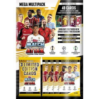 Set Cartonase Colectie Mega Multipack -  Match Attax 24/25 3ani+