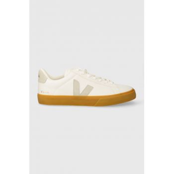 Veja sneakers din piele Campo culoarea alb, CP0503147B