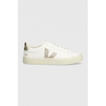 Veja sneakers din piele Campo culoarea alb, CP0503495