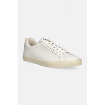 Veja sneakers din piele Esplar Leather culoarea alb