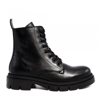 Ghete army femei Benvenuti negre din piele 518DG5188N