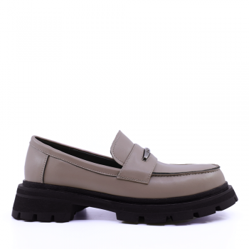 Pantofi loafer femei Enzo Bertini negri din piele naturală 1128DP4885TA