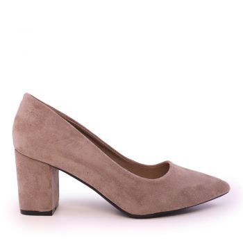 Pantofi stiletto femei Solo Donna taupe 2858DP9491VTA