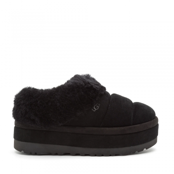 Saboți îmblăniți femei UGG Tazzlita Black din piele întoarsă 2398DPP1146390VN