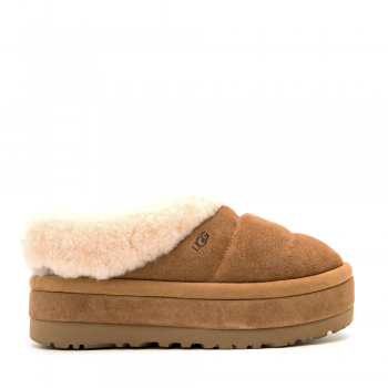 Saboți îmblăniți femei UGG Tazzlita Chestnut din piele întoarsă 2398DPP1146390VCO