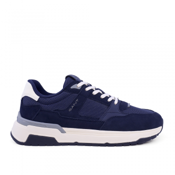 Sneakers bărbați Gant Jeuton bleumarin din piele și textil 1747BP633493VBL