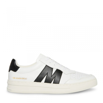 Sneakers bărbați Steve Madden Markouse albi din piele 1477BPMARKOUSEA