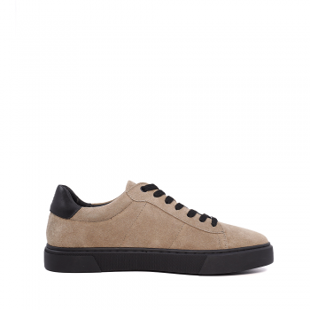 Sneakers femei Enzo Bertini Premium Collection taupe din piele întoarsă 1647BP2110VTA