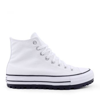 Sneakers high top bărbați CHUCK TAYLOR ALL STAR CITY TREK SEASONAL albi 2957BGS06775A