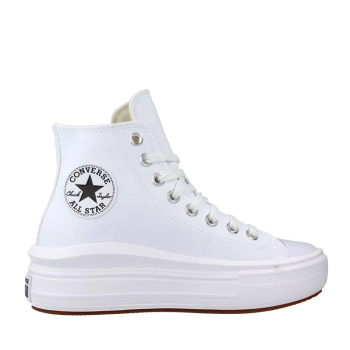 Sneakers high top femei Converse All Star Move Platform albi 2948DGS04295A