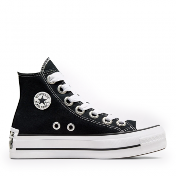 Sneakers high top femei Converse Lift Platform negri 2958DGS10424N