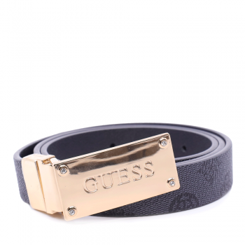 Curea femei Guess gri din sintetic cu logo 916DCUP3425GR