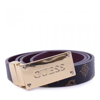 Curea femei Guess maro din sintetic cu logo 916DCUP3425M