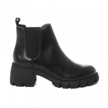 Ghete Chelsea femei Steve Madden  negre din piele 1462DGHOWLERN