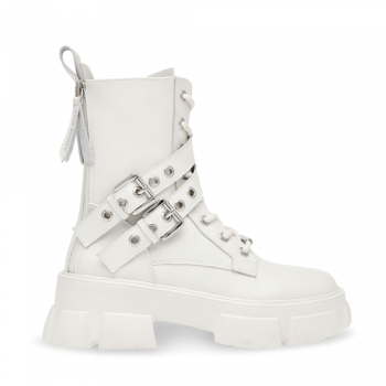 Ghete combat femei Steve Madden TRACTION ivory 1466DGTRACTIONIV