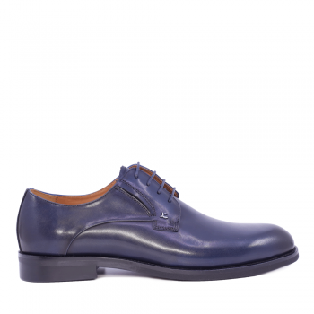 Pantofi derby bărbați Luca di Gioia bleumarin din piele 1656BP221970BL