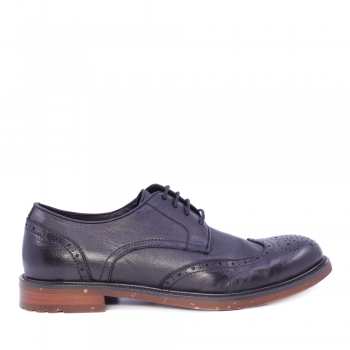 Pantofi oxford bărbați Enzo Bertini negri din piele 1646BP221514N