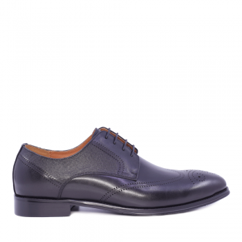 Pantofi oxford bărbați Enzo Bertini negri  din piele 1646BP221747N