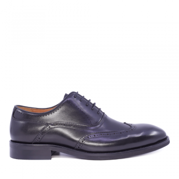 Pantofi oxford bărbați Enzo Bertini negri din piele 1646BP222126N