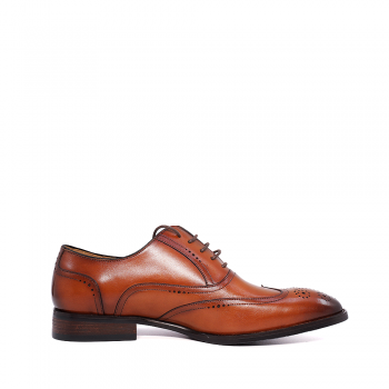 Pantofi oxford bărbați Enzo Bertini Premium Collection cognac din piele naturală 1647BP2277CO