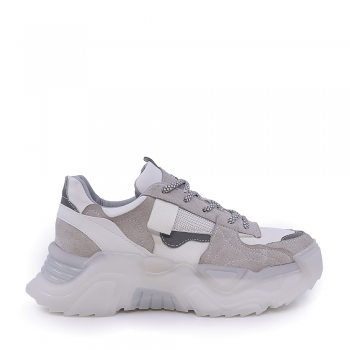 Sneakers chunky femei Luca di Gioia albi 3297DP60114A