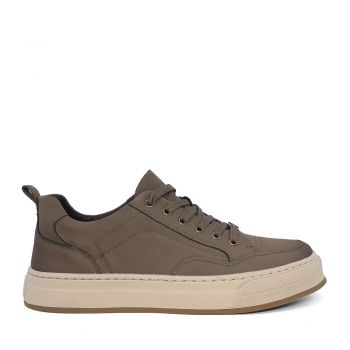 Sneakers de bărbați Benvenuti taupe din piele 3857BP443TA