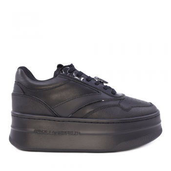 Sneakers femei Karl Lagerfeld negri din piele 2056DP65020N