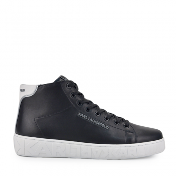 Sneakers high top bărbați Karl Lagerfeld negri 2054bg51040n