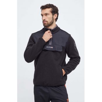 Ellesse geaca SPORTY STREET barbati, culoarea negru, neted