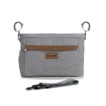 Geanta pentru scutece si organizator carucior Jane 32 x 10 x 21 cm Dim Grey