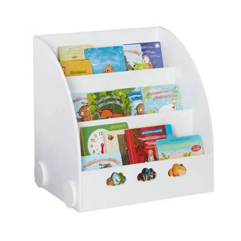 Organizator pentru carti si reviste Ginger Home Cloud White