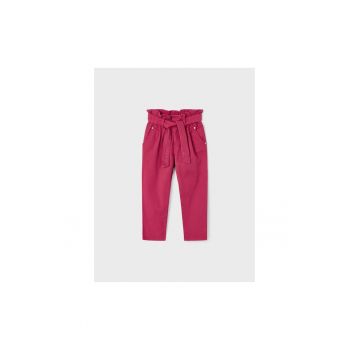 Pantaloni lungi - 302072859 - Bumbac - Elastan - Claret