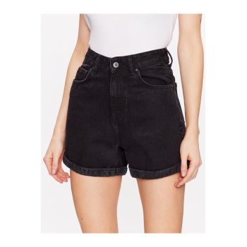 Pantaloni scurti dama - Bumbac - Negru