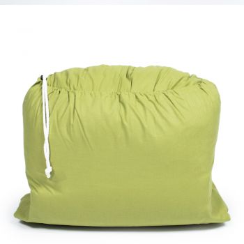 Sac de dormit de bumbac cu perna si fermoar 140x75 cm Nativo Dreams Verde