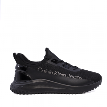 Sneakers bărbați Calvin Klein Jeans negri cu logo lateral 2377BPS0870N